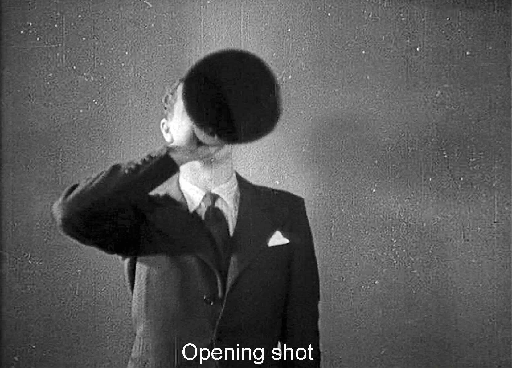 Opening shot: the theme