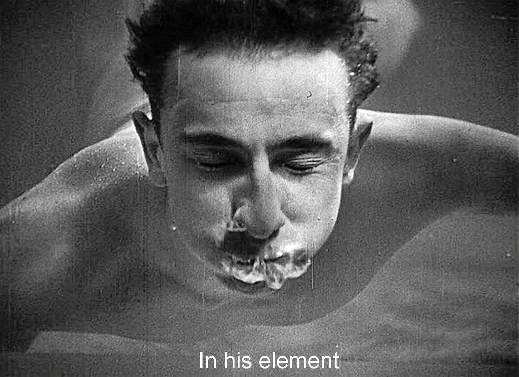 In his element
