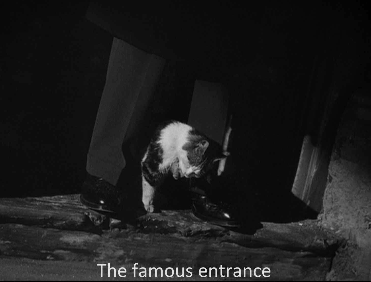 The famous entrance