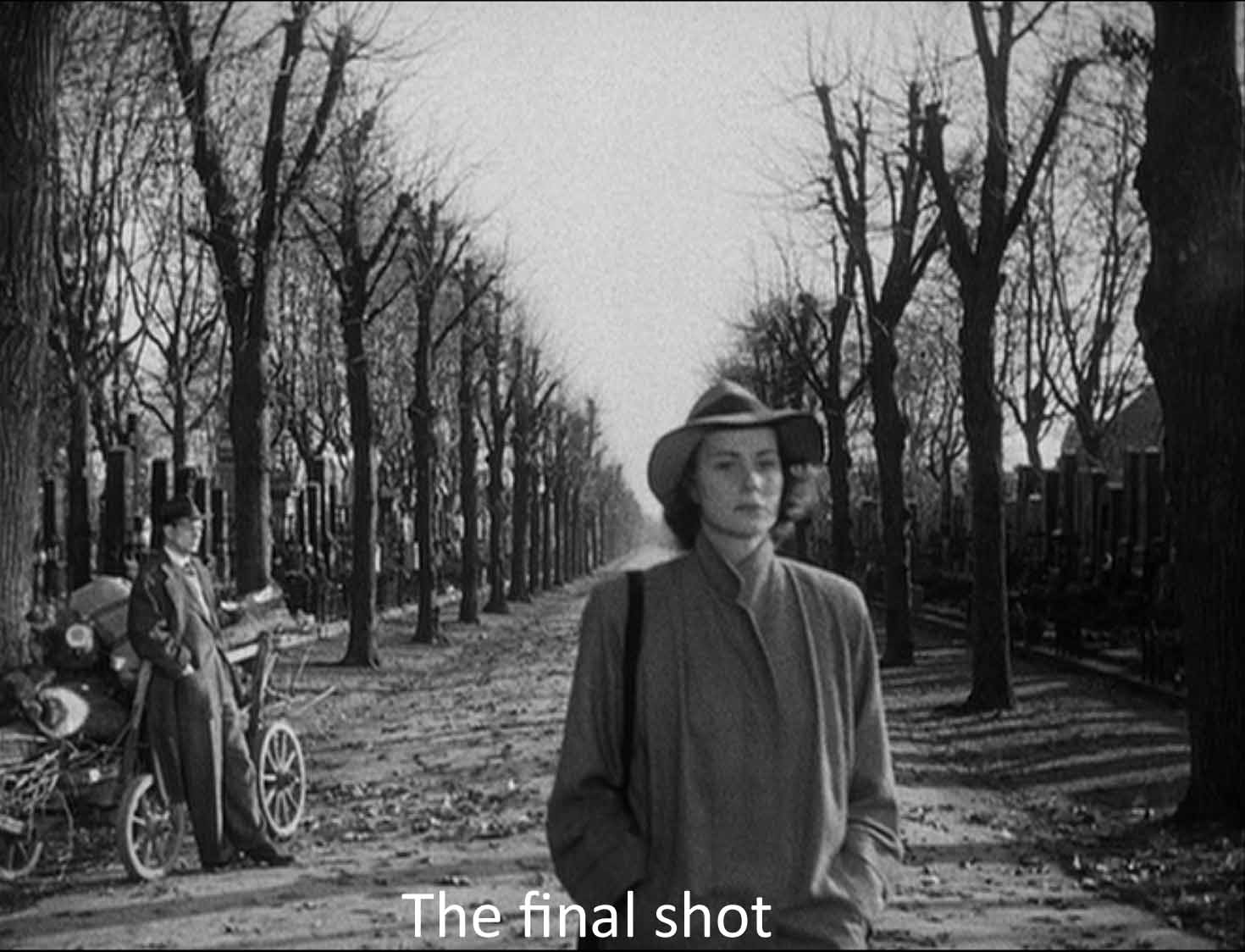 The closing shot