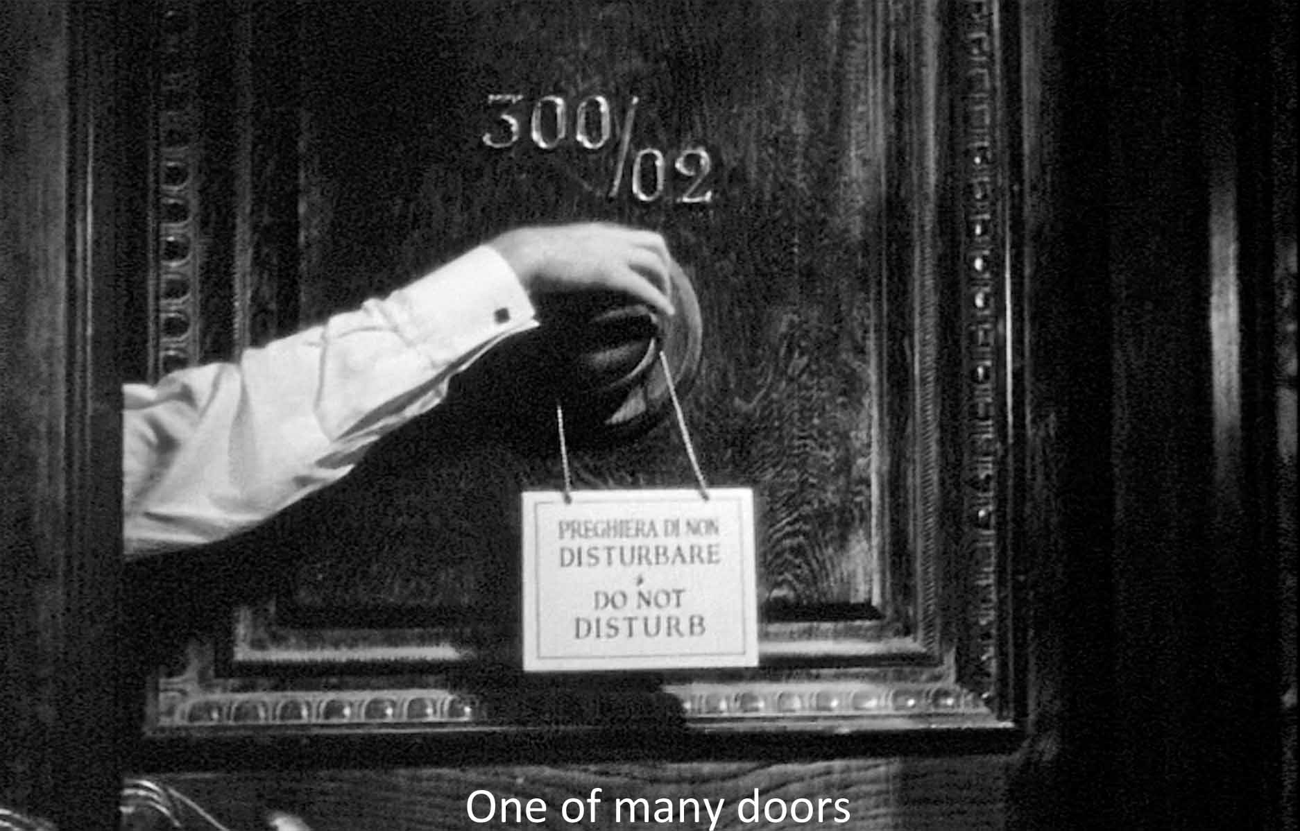 One of many doors
