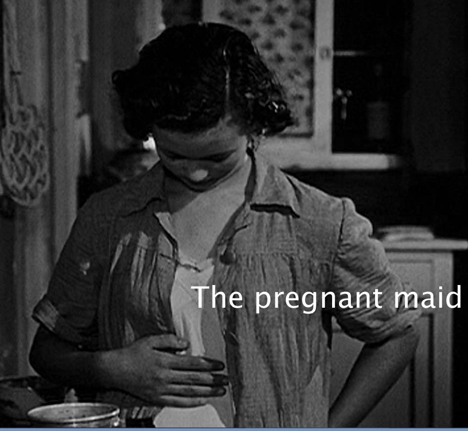 The pregnant maid