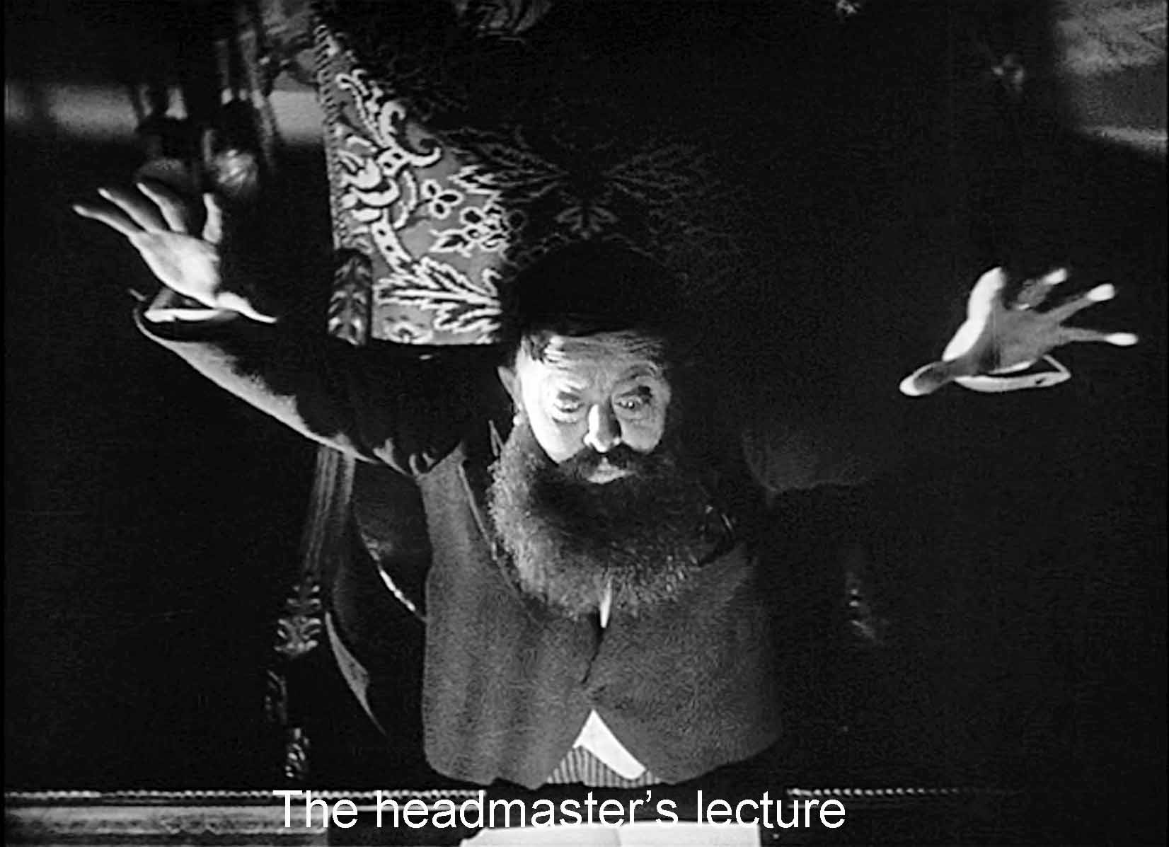  The headmaster's lecture
