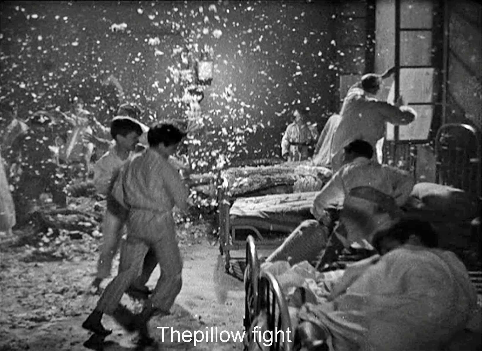 The pillow fight