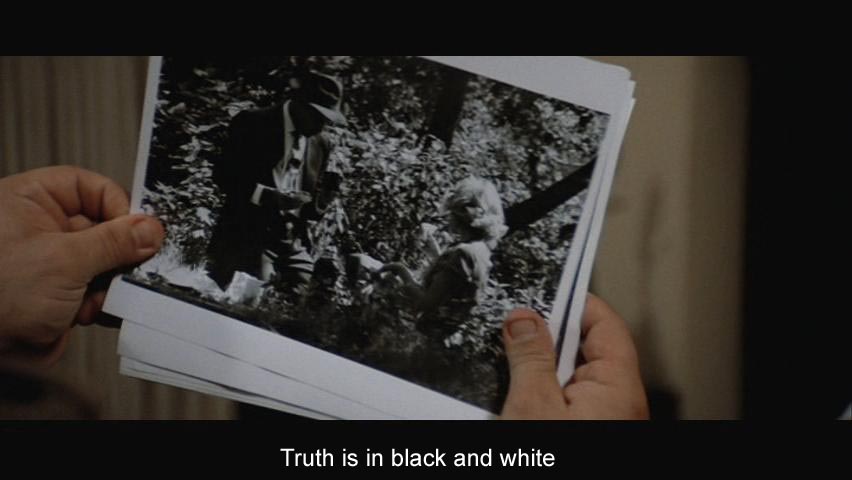 Truth is in black and white