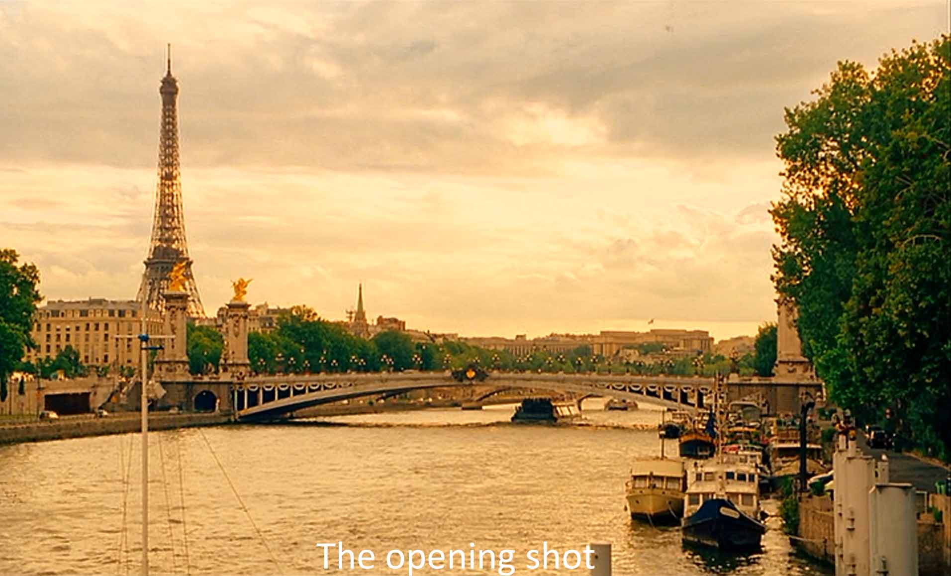 Opening shot