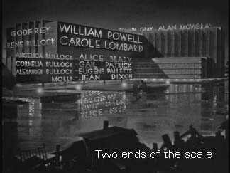 Two ends of the scale